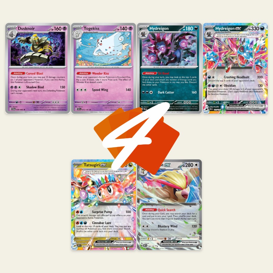 Tatsugiri and Hydreigon ex is a SUPER COMBO! Pokemon TCG Live Surging Sparks
